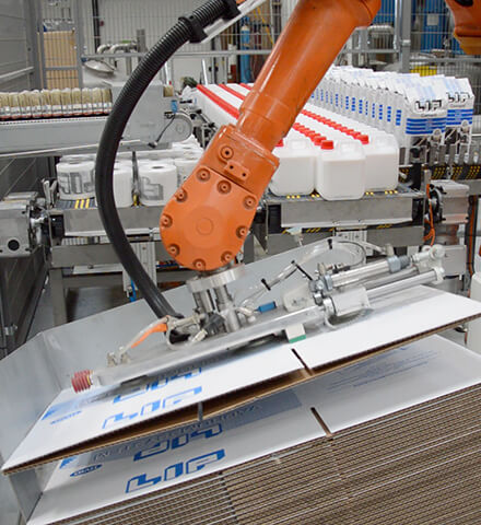 Verpackungsroboter bei LIP Building Products